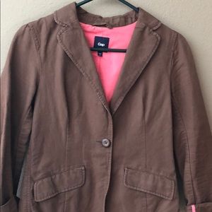 GAP size 4 brown blazer